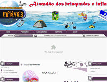 Tablet Screenshot of lojainflaveis.com
